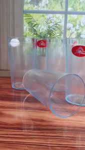 6 PCS GELAS PLASTIK KRISTAL MOTIF JERUK TEBAL KUAT DAN TAHAN PANAS ISI 400ML TERLARIS