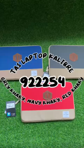 Softcase 13 inch Kalibre 922254 628 Red Khaki Khaki Tas Laptop 13 inch Notebook Sleeve Case Sarung Laptop Pelindung laptop