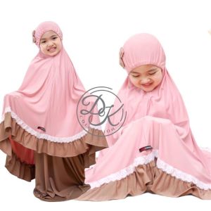 MUKENA ANAK RENDA POMPOM / LUCU BANGET / BAHAN ADEM TERBAIK