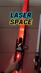 LED Glowing Long Space Light Stick Toy Light Up Kids with Sound Effect Colorful Lights *Ready Stock*