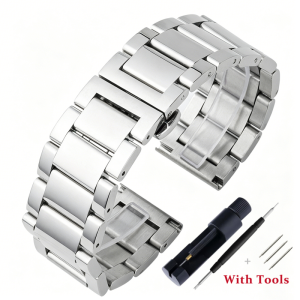 14mm 16mm 18mm 20mm 22mm High Quality Solid Stainless Steel Watch Strap Replacement for Women Men Universal Watch Band Accessory