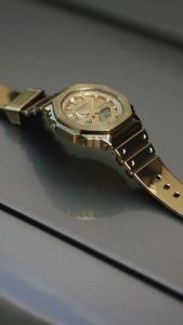 Jam Tangan Pria G-Shock GM-5600YM-8DR Original Digital Silver FINE METALLIC G-STEEL