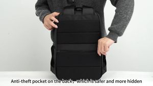 BANGE UrbanShield Laptop Backpack Commuter Bag Minimalist Business Bagpack Waterproof Ergonomic Beg Galas Belakang