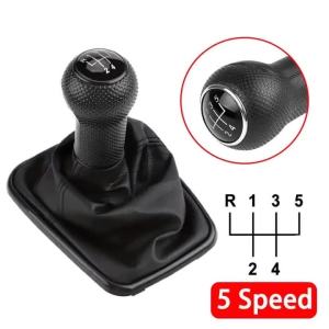 Nút Bọc Cần Số 5 Cấp Số Sàn Phụ Kiện Nội Thất Xe Hơi Volkswagen Mk4 Golf GTI R32 Jetta Bora