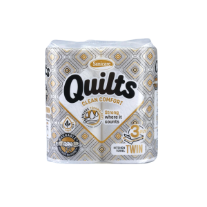 Sanicare Quilts Kitchen Towel Twin 3-ply