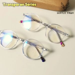 Gentle Fawn Kacamata Antiradiasi Blueray Sinar Biru Gadget Bisa Minus Bahan TR90 Ringan Lembut Style Bulat Fashion Pria & Wanita 23026