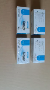 CATGUT SILK 2.0 / 3.0 isi 12pcs / Benang Jahit/ Suture without needle