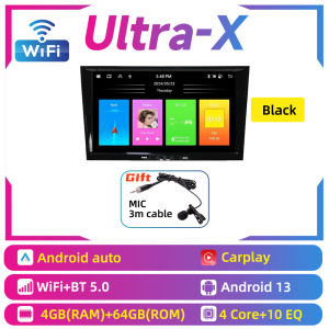 Carplay Autoradio 2 Din Android Radio GPS WIFI Auto Car Multimedia 8" Screen Stereo for Opel Agila A 2000-2008