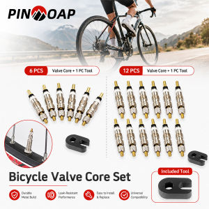 PINMOAP Universal Bicycle Valve Core Replacement Bike Tire Valve Stem Core For Mtb Road Mountain Bike Tubeless Repair Parts