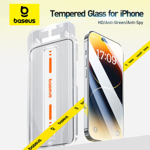 Baseus Screen Protector for iPhone 15, 14, 13 Pro Max: Corning Glass Anti Spy Full Tempered Glass Protection
