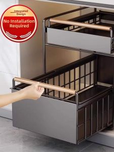 NIGESI | Multifunctional Kitchen Pull Out Basket Rack