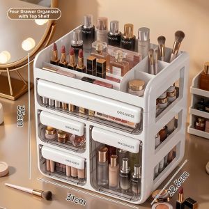 CHIJIAJIE | Premium Clear Acrylic Drawer-style Cosmetics Organizer