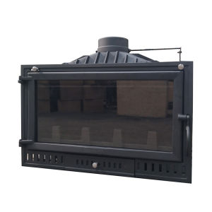 Cast Iron Embedded Wood Burning Fireplace for Home Use Living Room Heating Self-Built House Rural Villa European Style