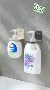 Giá treo dầu gội sữa tắm ECOCO hợp kim nhôm không cần khoan vít thế hệ mới Giá để chai lọ thông minh chịu lực nhấn