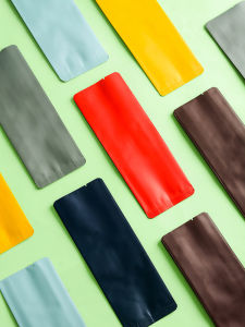 Bao Bì Trà Đá Dày Hơn Túi Bọt Biển Nhỏ Logo Vàng Túi Giấy Bạc Túi Trong Dùng Chung Trà Đá Túi Đựng Trà