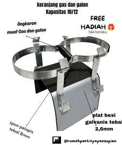 keranjang gas 3kg dan galon