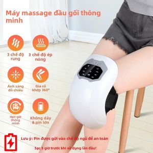 Máy Massage Đầu Gối Thông Minh Với Màn Hình LED Điều Chỉnh Nhiệt Độ 3 Cấp Độ Chườm Nóng Cho Vai Khuỷu Tay Món Quà Lý Tưởng Cho Cha Mẹ Hoặc Người Lớn Tuổi