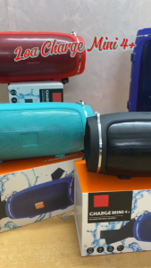 Loa Bluetooth Mini Charge Mini 4+   Hỗ trợ cổng thẻ nhớ - Jack 3.5 - USB  Loa nhiều màu cho bạn lựa chọn - Bảo Hành Lỗi 1 Đổi 1