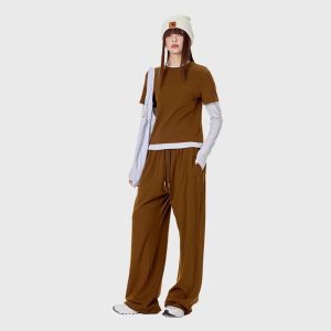 Turn Signal | Fashion Casual Sport Set 2 Pieces Fake Layered T Shirt and Long Pants