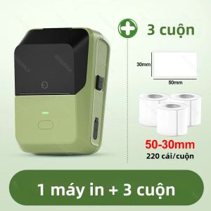 Máy In Nhãn Nhiệt Bỏ Túi P2 Mini Không Mực Bluetooth Di Động Máy Dán Nhãn 20-50mm In Dính Dùng Cho Gia Đình