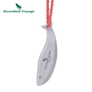 Boundless Voyage Titanium Survival Whistle Compact Emergency Safety Whistle  Rust-Proof Whistles for Camping & Rescue & Training