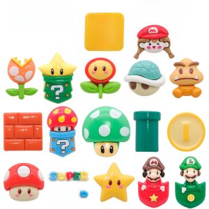 Super Mario Shoe Buckle Accessories DIY Clog Shoe Decorative Buckle MKOP Brand Summer 2025 Collection Mall Same Style