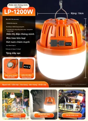 BOLUNKE | Đèn LED Cấp Cứu Sạc Lại