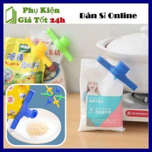 Kẹp Miệng Túi Gói Thực Phẩm Có Nắp Mở Vòi Rót Kẹp Khóa Kín Bảo Quản Thức Ăn Bim Bim Gia Vị Bánh Kẹo - Dụng Cụ Kẹp Miệng Túi Thực Phẩm Trách Ẩm Móc Tiện Lợi
