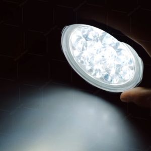 1ชิ้น LED 12V-24V ไฟสปอร์ตไลท์ แสงสีขาว สว่าง รถยนต์ รถออฟโรด รถบรรทุก และรถทั่วไป สำหรับ Pisco