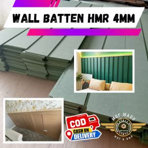 (10 pcs) Wall batten hmr ukuran 3x100 cm tebal 4mm dekorasi hiasan dinding //papan//kayu//mdf//