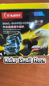 Kaier 12V 115dB BM Horn Snail-Shaped Shell Horn Car Horn Horn Kereta T11