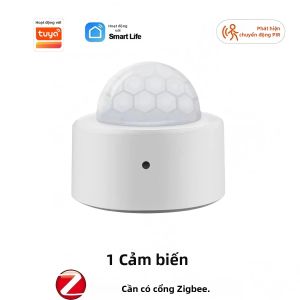 Cảm Biến Chuyển Động Zigbee PIR Máy Dò Hồng Ngoại Không Dây Phạm Vi Phát Hiện 5m Góc 120 Độ Báo Động An Ninh Nhà Thông Minh Cho Chuyển Động Cơ Thể Con Người