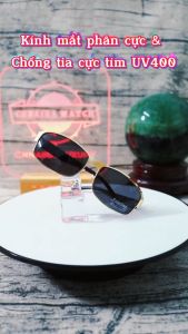 Kính Mát Nam Phân Cực Crnaira M02 – Chống Tia UV400 Gọng Kim Loại Cao Cấp Thời Trang Lái Xe – Đi Biển – Du Lịch
