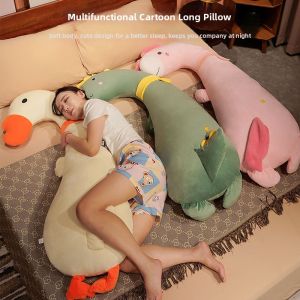 Gối nhồi bông JIFANPAUL hình khủng long và ngỗng trắng