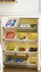 KISUBO Rak Mainan Serbaguna Rak Susun Serbaguna Rak Buku Rak Minimalis Rack Shelf Aesthetic