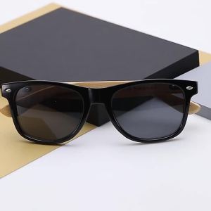 BARCUR Polarized Bamboo Sunglasses Men Wooden Sun Glasses Women Brand Original Wood UV400 Oculos De Sol