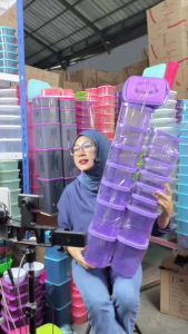 [ CALISTA ] TOPLES PLASTIK CALISTA ANDINI ISI 18PCS FOOD STORAGE CONTAINER SEALWARE KULKAS SET