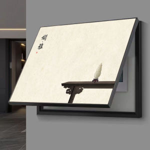 ภาพตกแต่งแบบจีนใหม่ ภาพตกแต่งแบบแบน ไม่ต้องเจาะ ปิดสวิตช์ กล่องไฟฟ้า กล่องไฟฟ้า ห้องนั่งเล่น ภาพตกแต่งแบบจีนใหม่