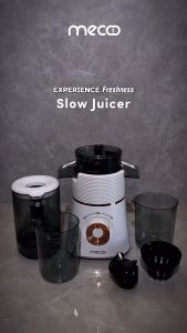 Mecoo Slow Juicer - Aesthetic Big Mouth Low Watt BPA Free