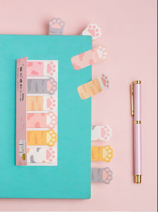 Cute Cat Claw Shaped Memo Sticky Notes
