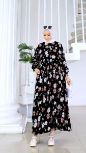 Midi Dress Anggun: Dress Wanita Murah dan Modis