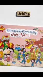 Sách tô màu - Tết và lễ hội truyền thống Việt Nam - Minh Thắng