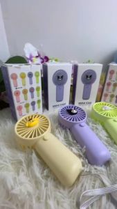 Portable Mini Cute Fan Handheld Fan Sanrio Kuromi Cartoon Style Summer Outdoor Travel Office Desk Home Mini Fan