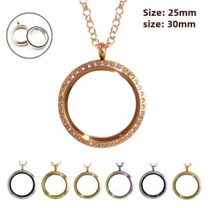 Openable Stainless Steel Photo Locket Pendant