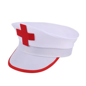 Leather Brim Visor Cap Property Hotel Guard Guard Duty a Sailors Cap Nightclub Stage Performance Navy Uniform Hat Men