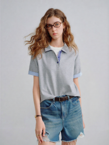 Toyouth | Áo Polo Carô Tay Lật Vintage