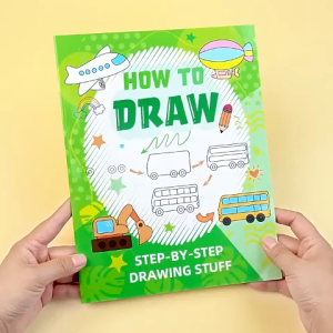 How To Draw Book Simple And Easy Drawing Book Cartoon Fun Doodles Simple Sketch Drawing Book Educational Early Learning Coloring Book for Students