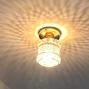 Chandelier Scandinavian Modern Design Ceiling Light: Luxury Crystal & Golden Options