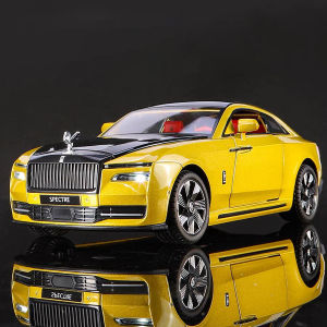 1:24 Scale Rolls Royce Spectre Alloy Car Model Diecast Car Sound Light Car Lovers Collection Kids Birthday Gift Metal Boys Toys