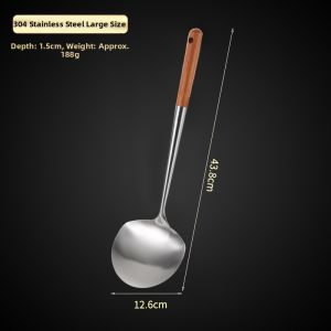 New Extended Heat-Resistant Stainless Steel Cooking Utensil Set